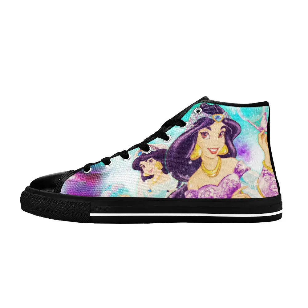 Aladdin Princess Jasmine Custom High Top Sneakers Shoes