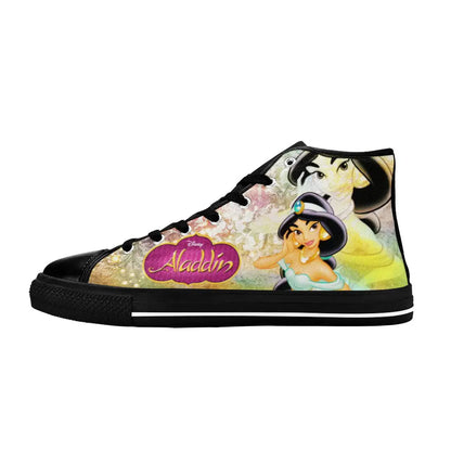 Aladdin Princess Jasmine Custom High Top Sneakers Shoes