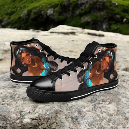 Aladdin Princess Jasmine Custom High Top Sneakers Shoes