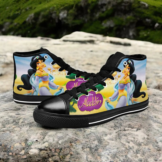 Aladdin Princess Jasmine Custom High Top Sneakers Shoes