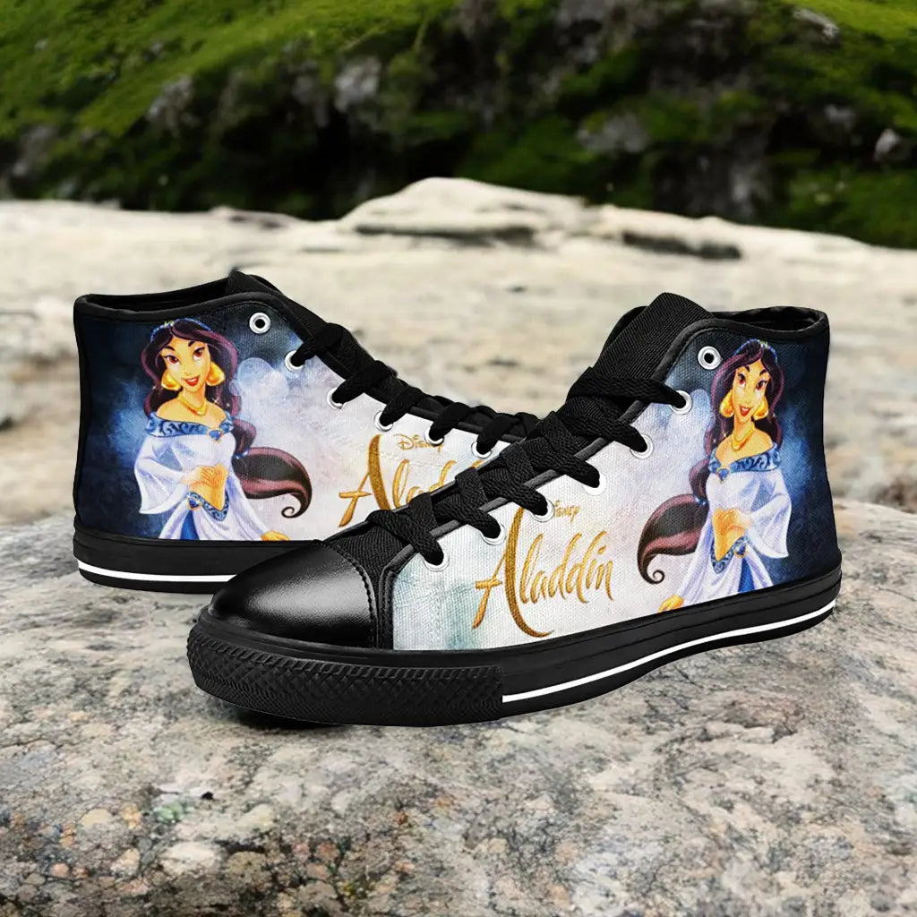 Aladdin Princess Jasmine Custom High Top Sneakers Shoes