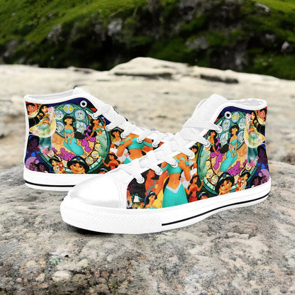 Aladdin Princess Jasmine Custom High Top Sneakers Shoes