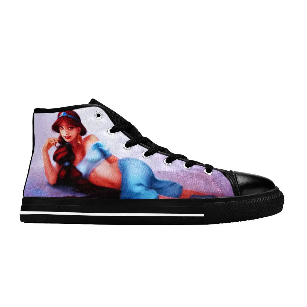 Aladdin Princess Jasmine Custom High Top Sneakers Shoes