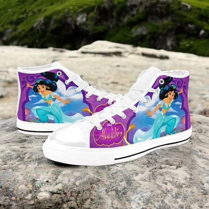 Aladdin Princess Jasmine Custom High Top Sneakers Shoes