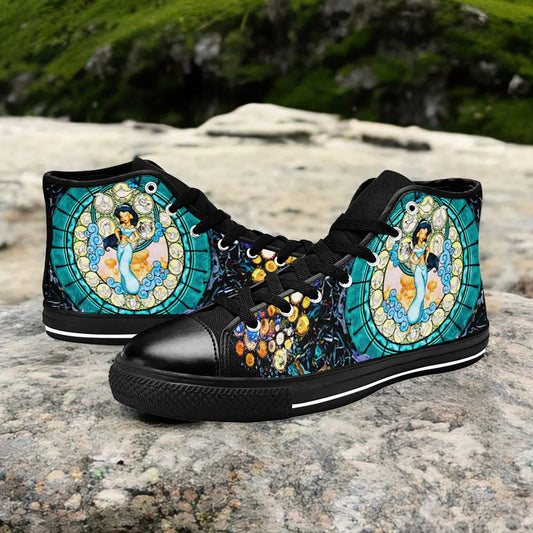 Aladdin Princess Jasmine Custom High Top Sneakers Shoes