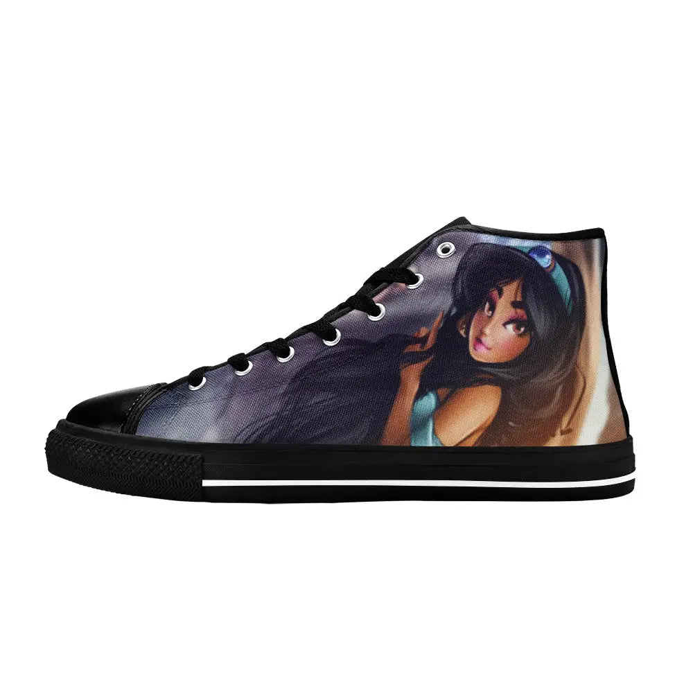 Aladdin Princess Jasmine Custom High Top Sneakers Shoes