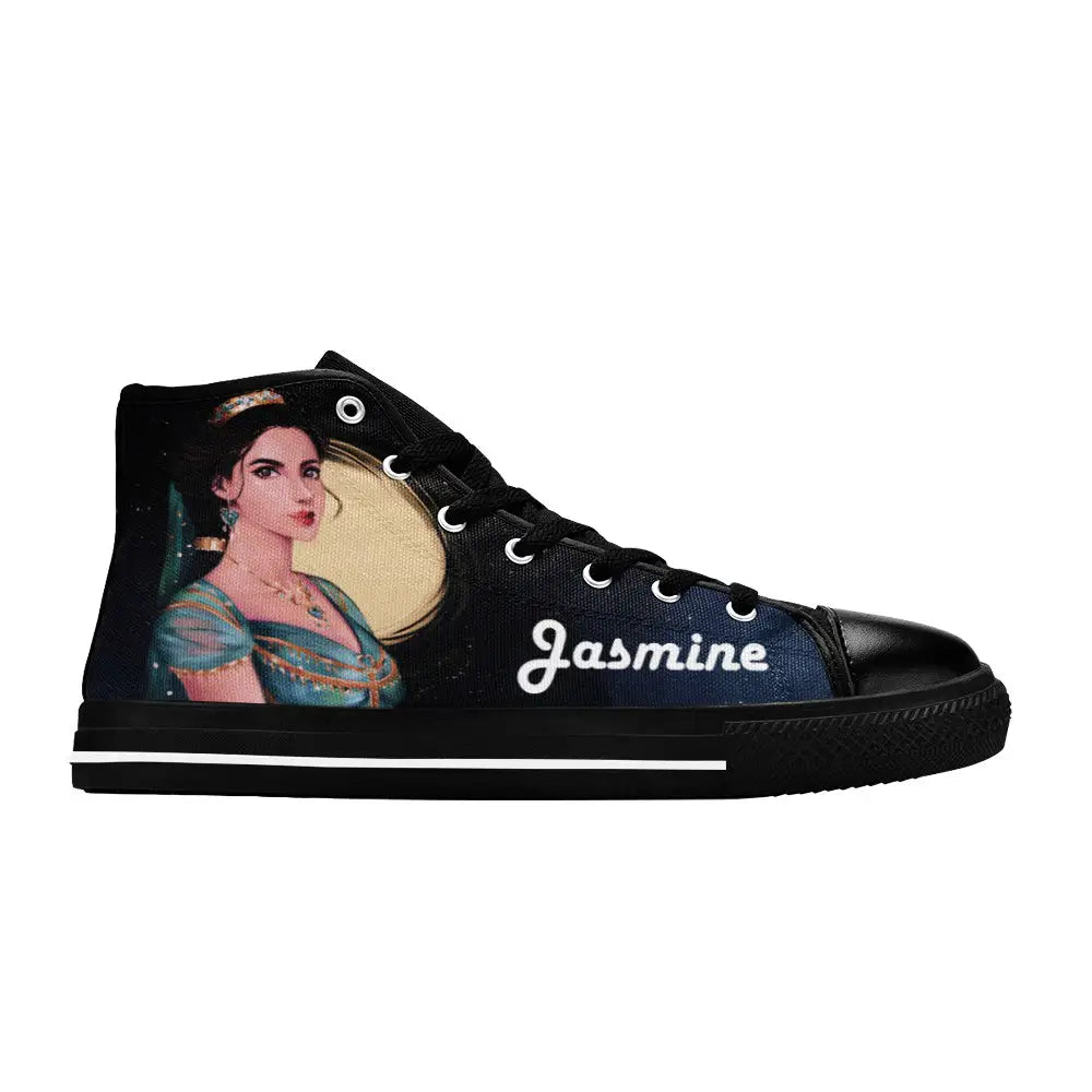 Aladdin Princess Jasmine Custom High Top Sneakers Shoes