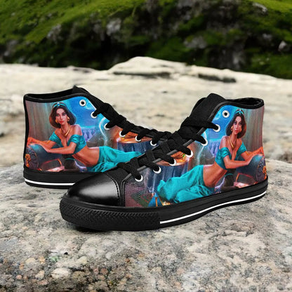 Aladdin Princess Jasmine Custom High Top Sneakers Shoes