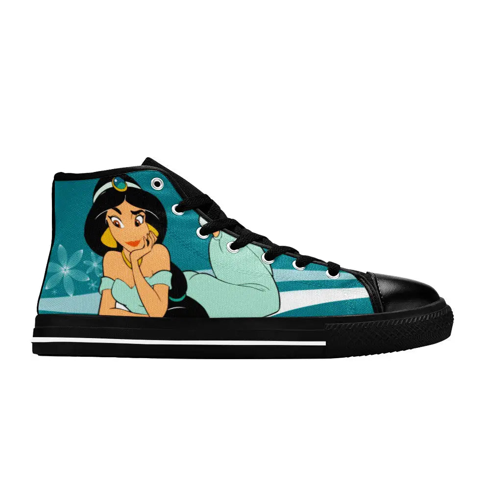 Aladdin Princess Jasmine Custom High Top Sneakers Shoes