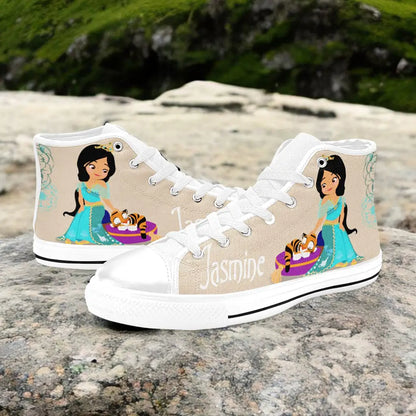 Aladdin Princess Jasmine Custom High Top Sneakers Shoes