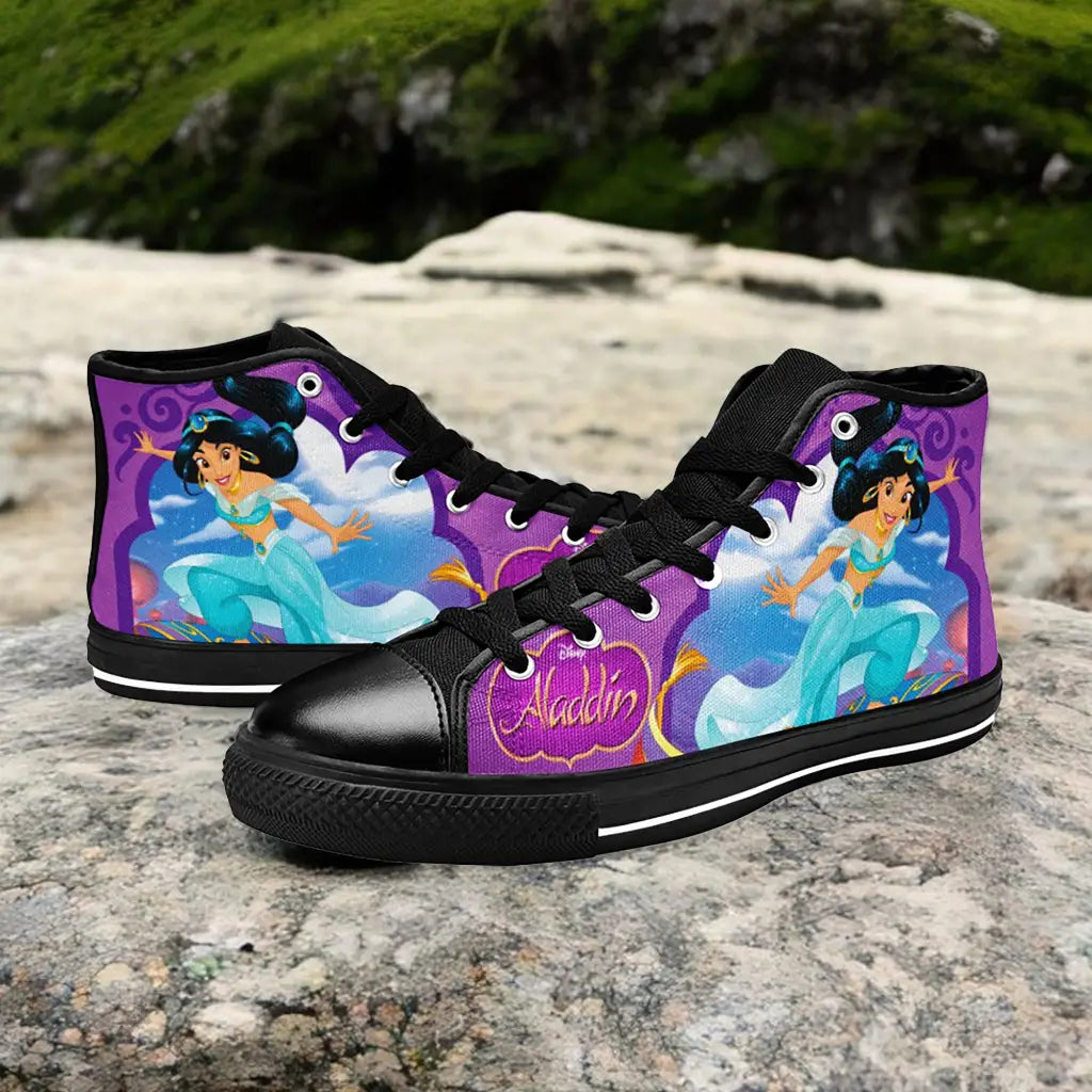 Aladdin Princess Jasmine Custom High Top Sneakers Shoes