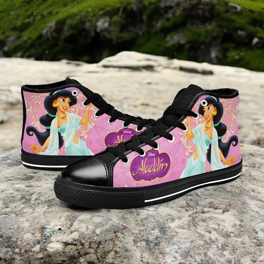 Aladdin Princess Jasmine Custom High Top Sneakers Shoes