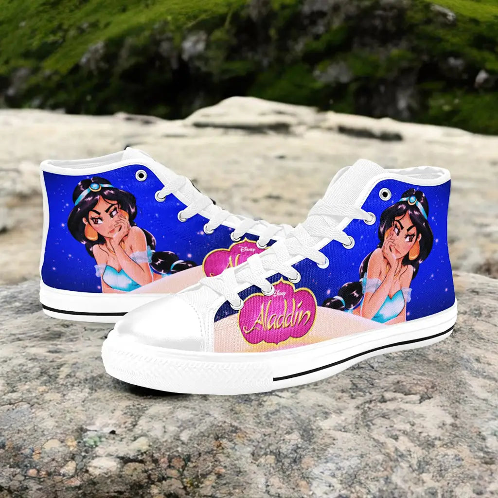 Aladdin Princess Jasmine Custom High Top Sneakers Shoes