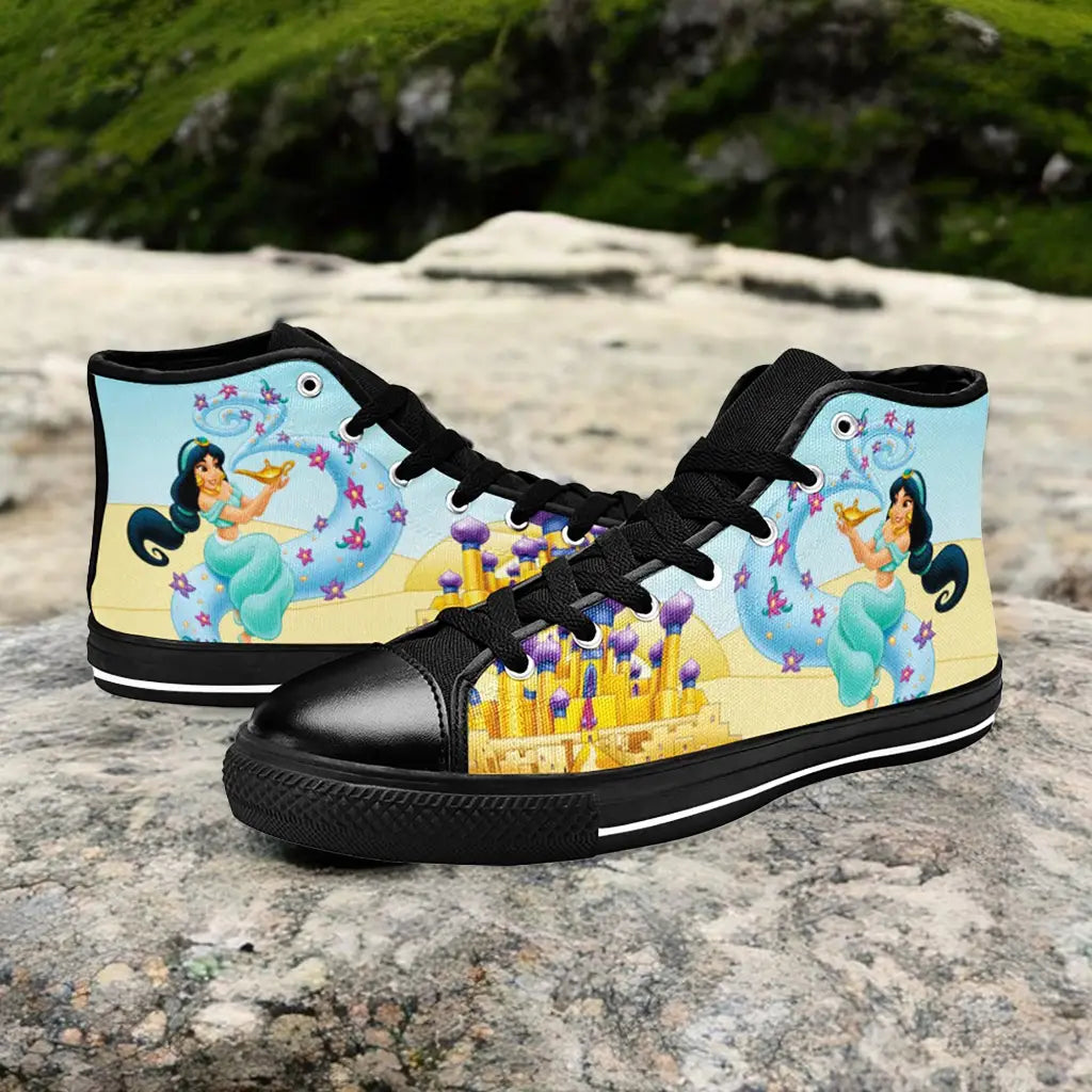 Aladdin Princess Jasmine Custom High Top Sneakers Shoes