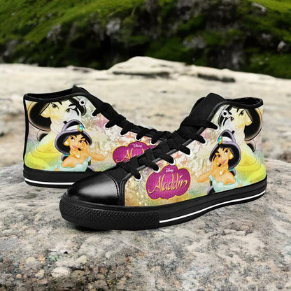 Aladdin Princess Jasmine Custom High Top Sneakers Shoes