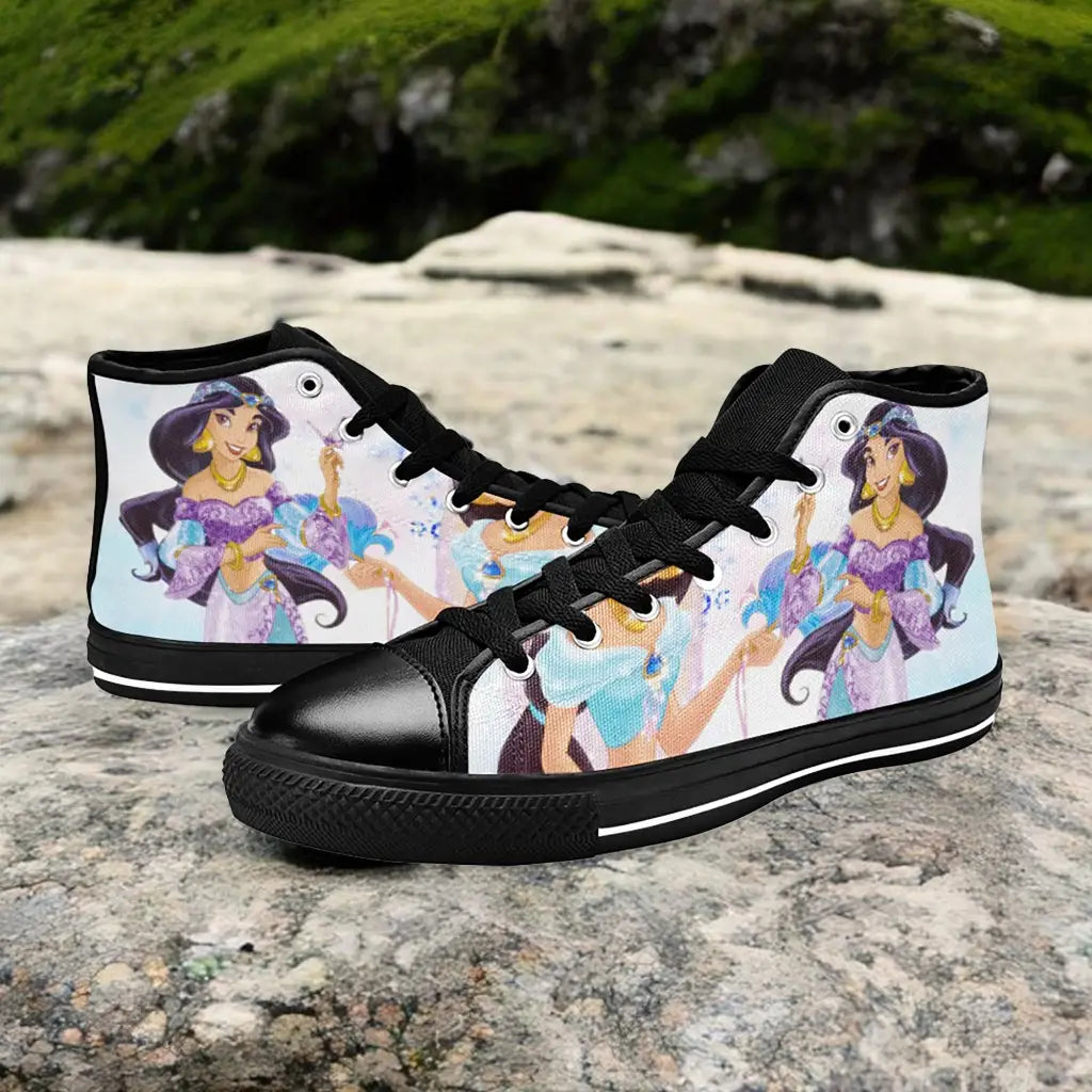 Aladdin Princess Jasmine Custom High Top Sneakers Shoes