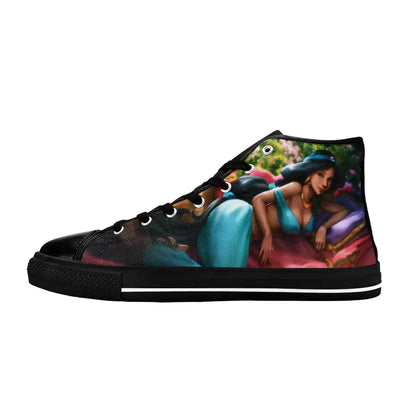 Aladdin Princess Jasmine Custom High Top Sneakers Shoes