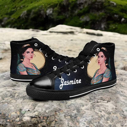 Aladdin Princess Jasmine Custom High Top Sneakers Shoes