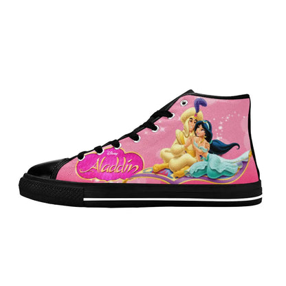 Aladdin Princess Jasmine Custom High Top Sneakers Shoes