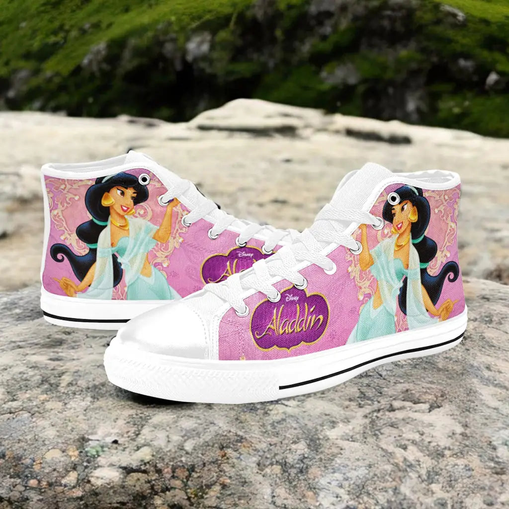 Aladdin Princess Jasmine Custom High Top Sneakers Shoes