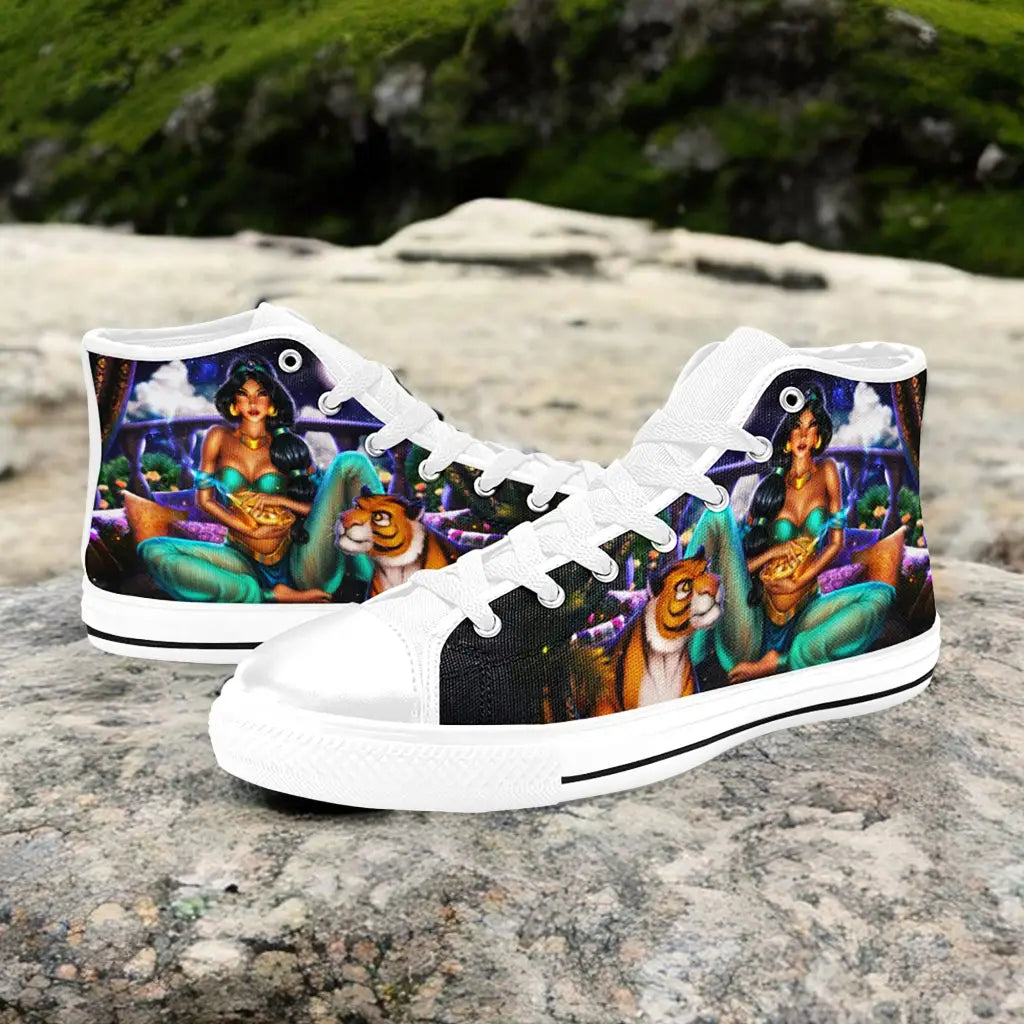 Aladdin Princess Jasmine Custom High Top Sneakers Shoes