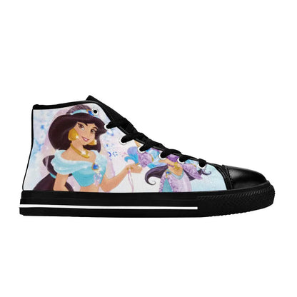 Aladdin Princess Jasmine Custom High Top Sneakers Shoes