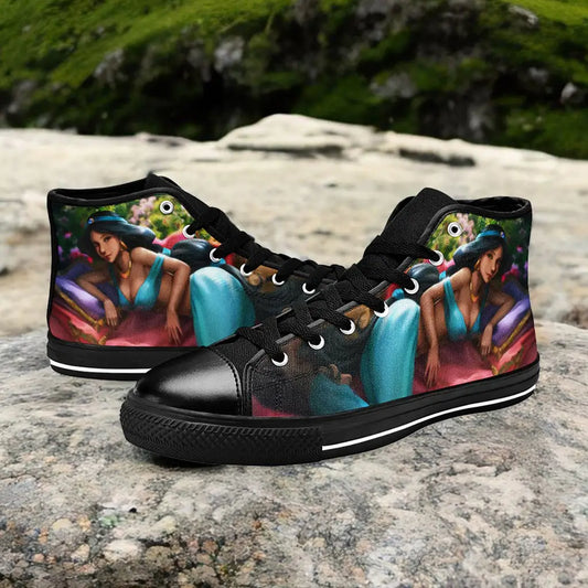 Aladdin Princess Jasmine Custom High Top Sneakers Shoes