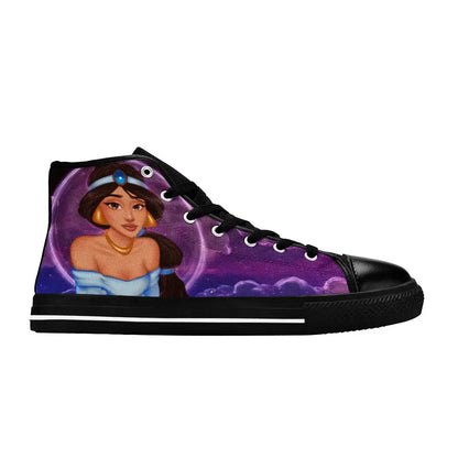 Aladdin Princess Jasmine Custom High Top Sneakers Shoes