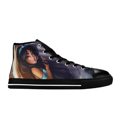 Aladdin Princess Jasmine Custom High Top Sneakers Shoes