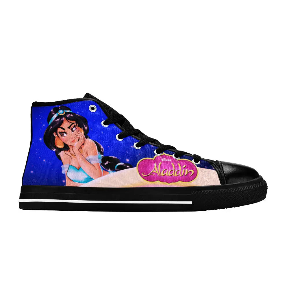 Aladdin Princess Jasmine Custom High Top Sneakers Shoes