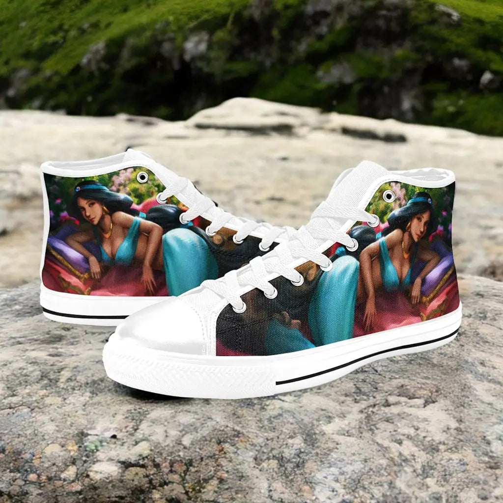 Aladdin Princess Jasmine Custom High Top Sneakers Shoes