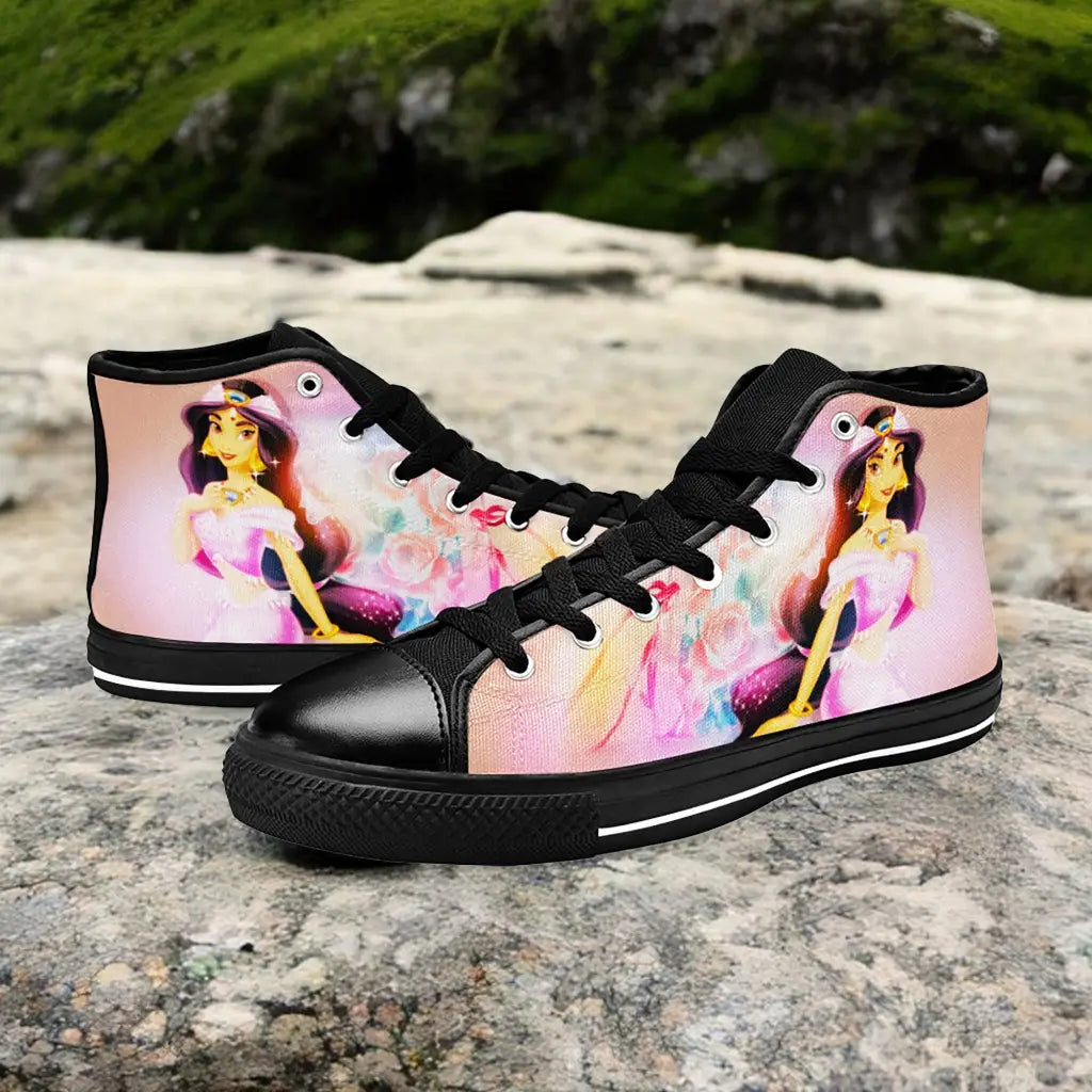 Aladdin Princess Jasmine Custom High Top Sneakers Shoes