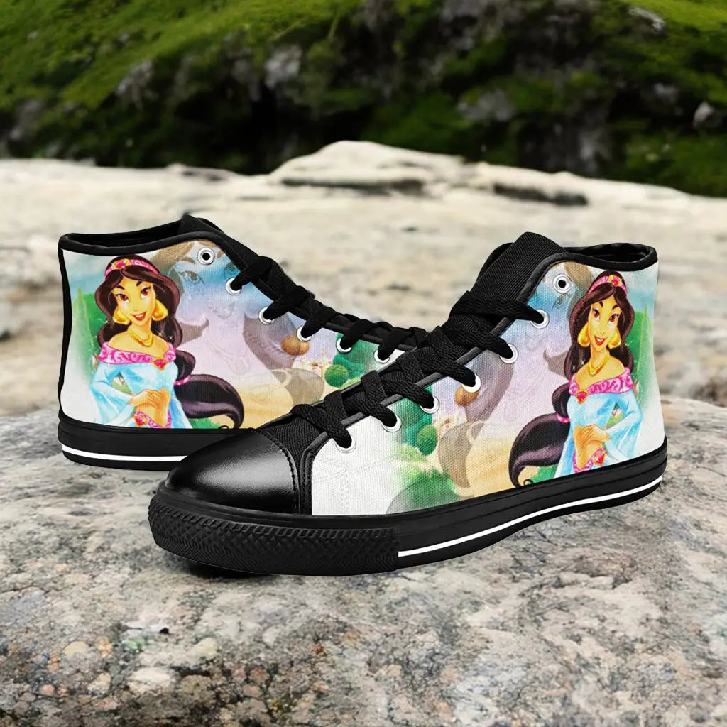 Aladdin Princess Jasmine Custom High Top Sneakers Shoes