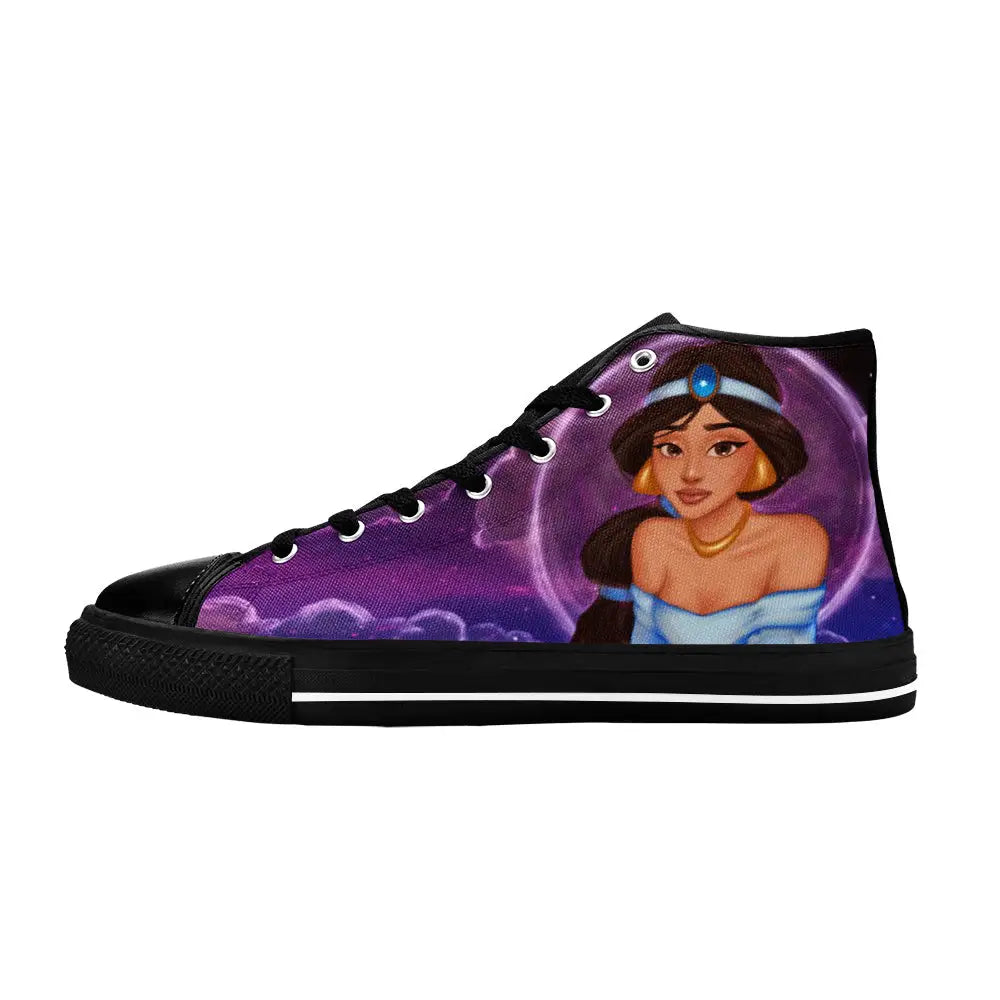 Aladdin Princess Jasmine Custom High Top Sneakers Shoes