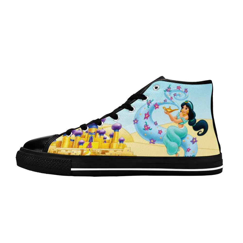 Aladdin Princess Jasmine Custom High Top Sneakers Shoes