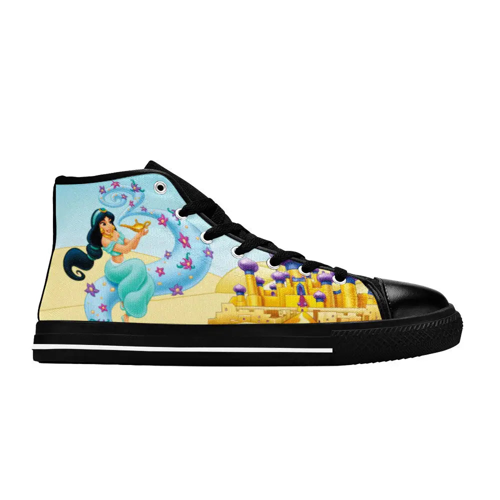 Aladdin Princess Jasmine Custom High Top Sneakers Shoes