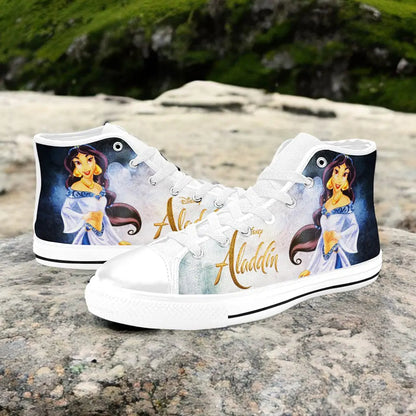 Aladdin Princess Jasmine Custom High Top Sneakers Shoes