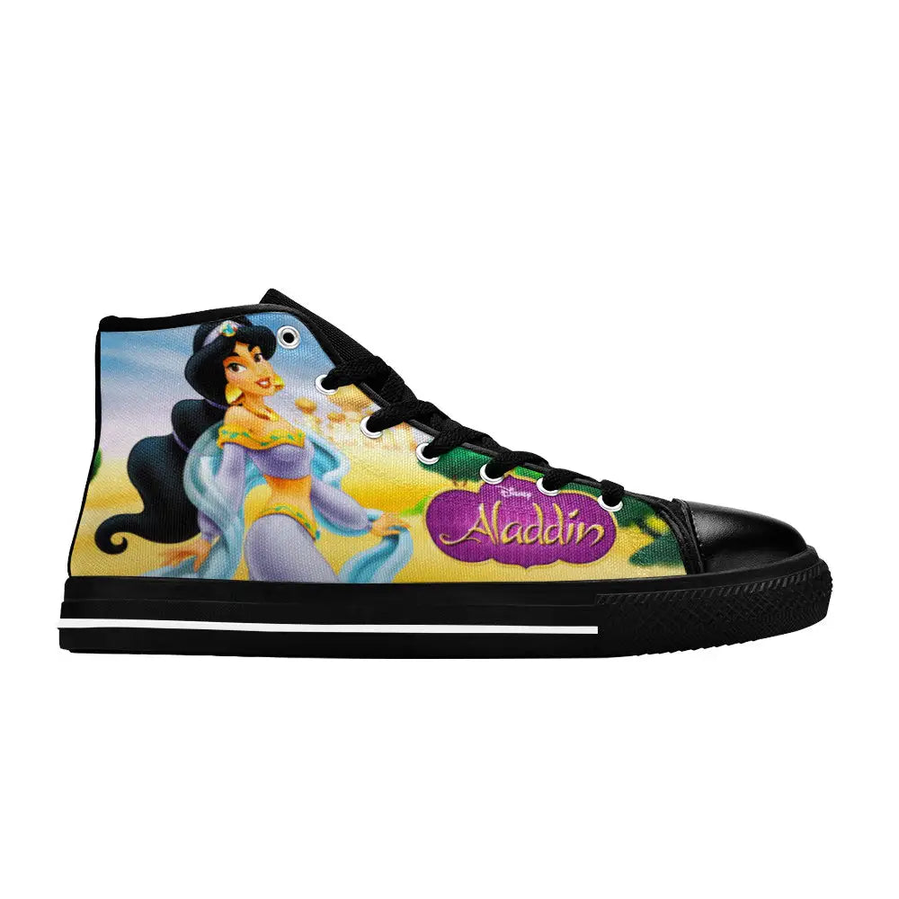 Aladdin Princess Jasmine Custom High Top Sneakers Shoes