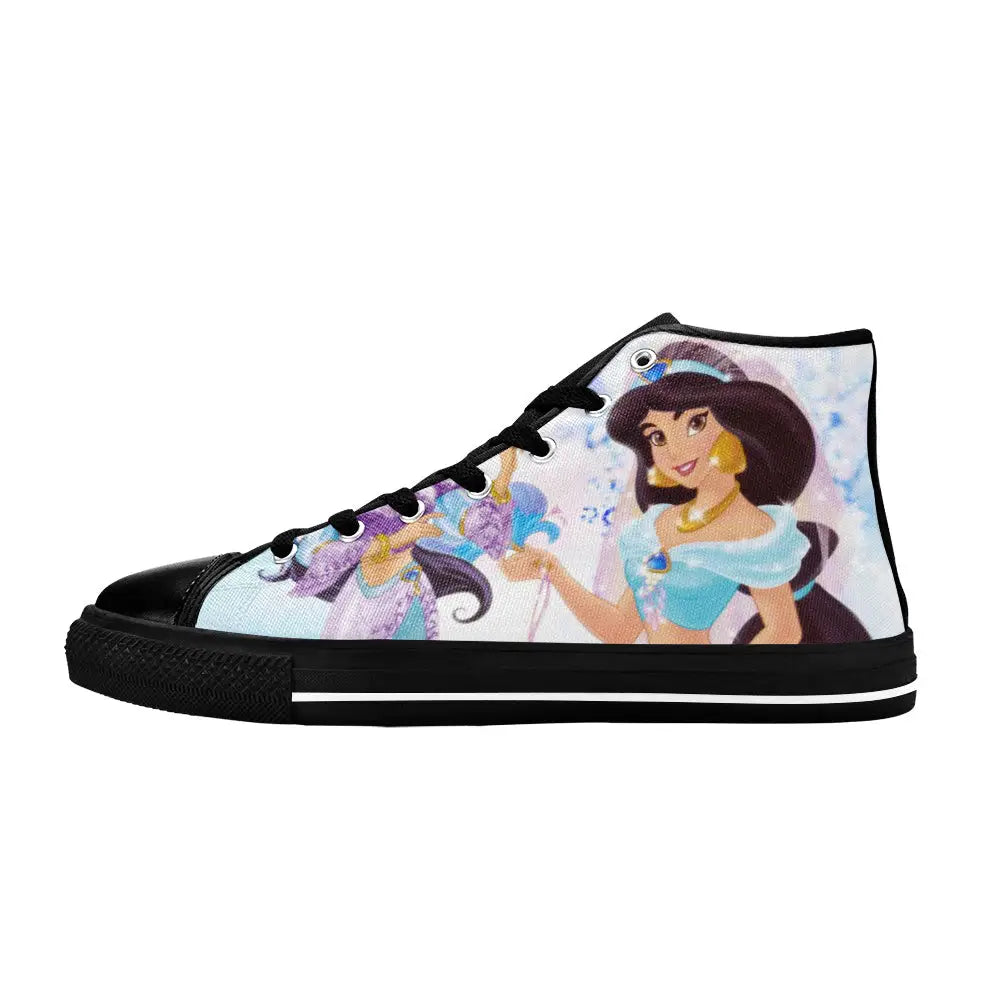 Aladdin Princess Jasmine Custom High Top Sneakers Shoes