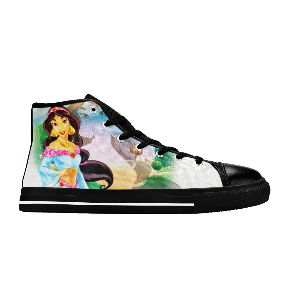 Aladdin Princess Jasmine Custom High Top Sneakers Shoes