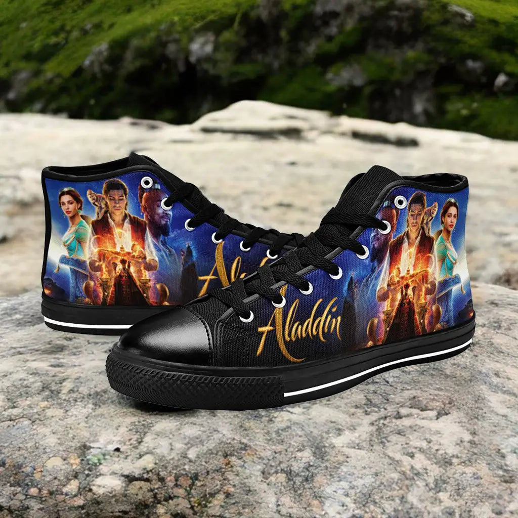 Aladdin Princess Jasmine Custom High Top Sneakers Shoes