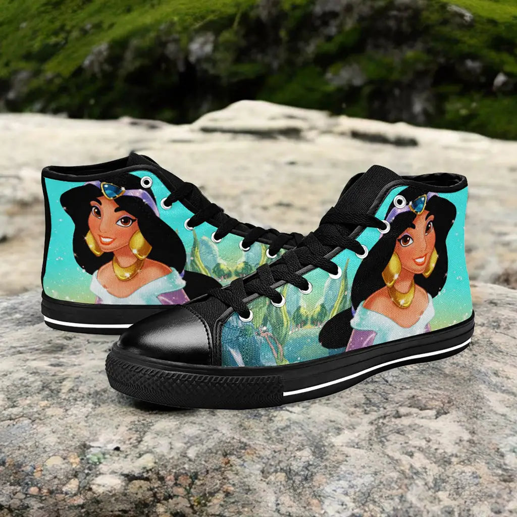 Aladdin Princess Jasmine Custom High Top Sneakers Shoes