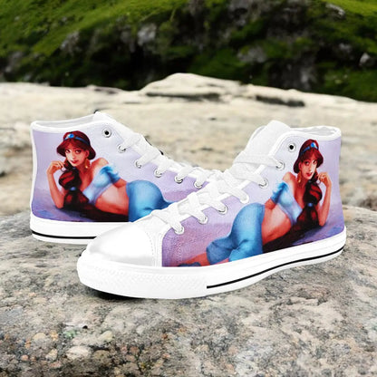 Aladdin Princess Jasmine Custom High Top Sneakers Shoes