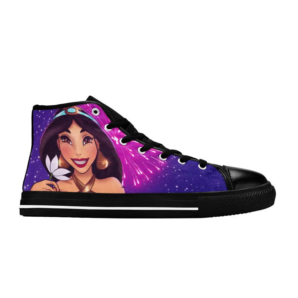 Aladdin Princess Jasmine Custom High Top Sneakers Shoes