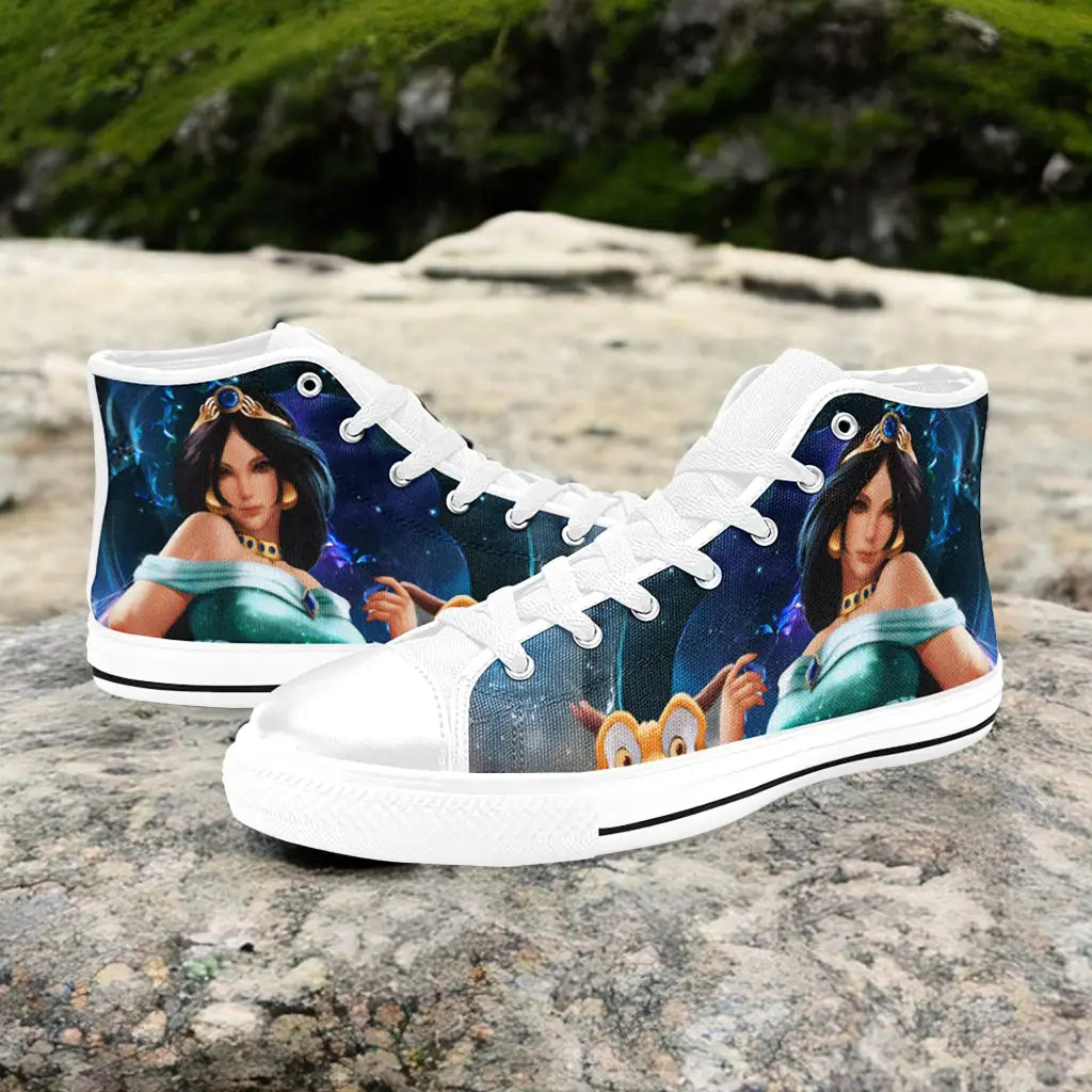 Aladdin Princess Jasmine Custom High Top Sneakers Shoes