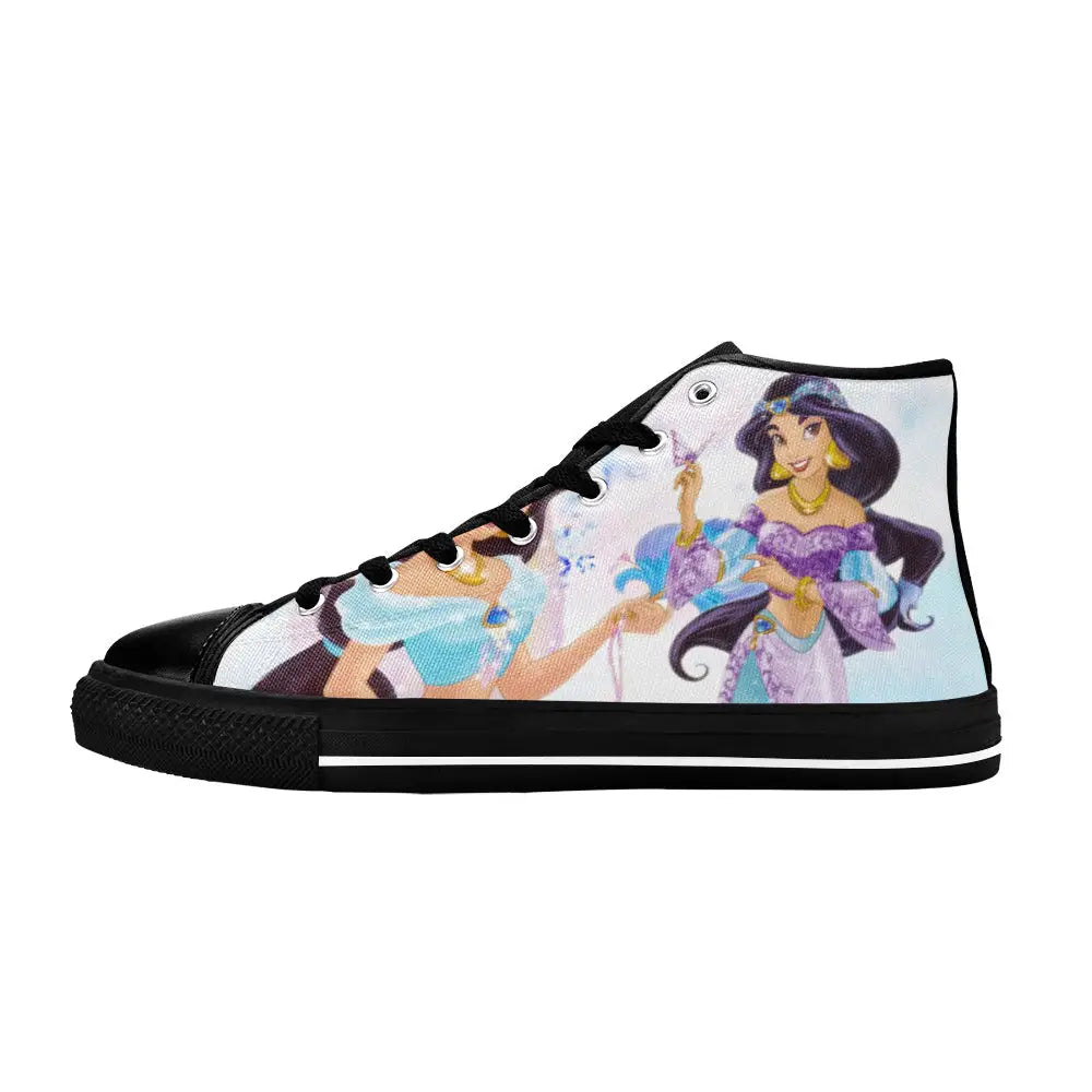 Aladdin Princess Jasmine Custom High Top Sneakers Shoes