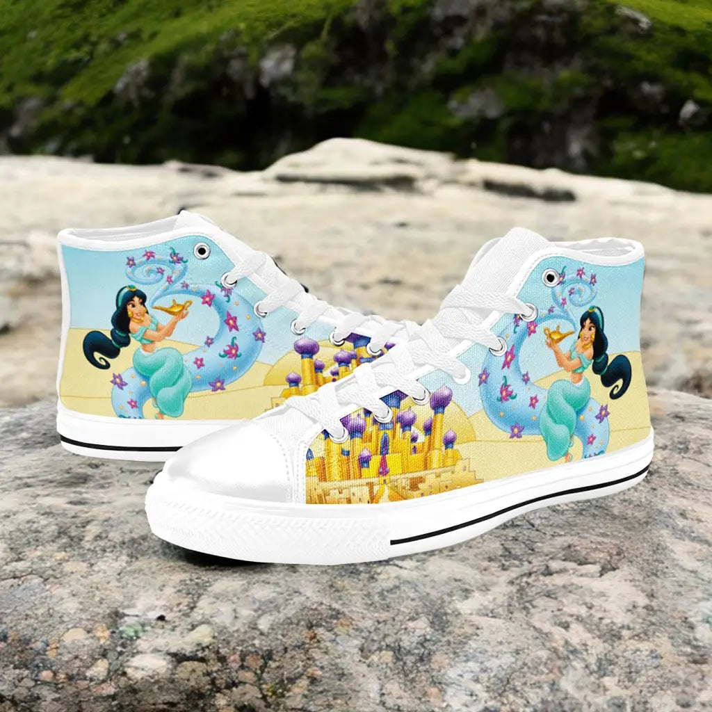 Aladdin Princess Jasmine Custom High Top Sneakers Shoes