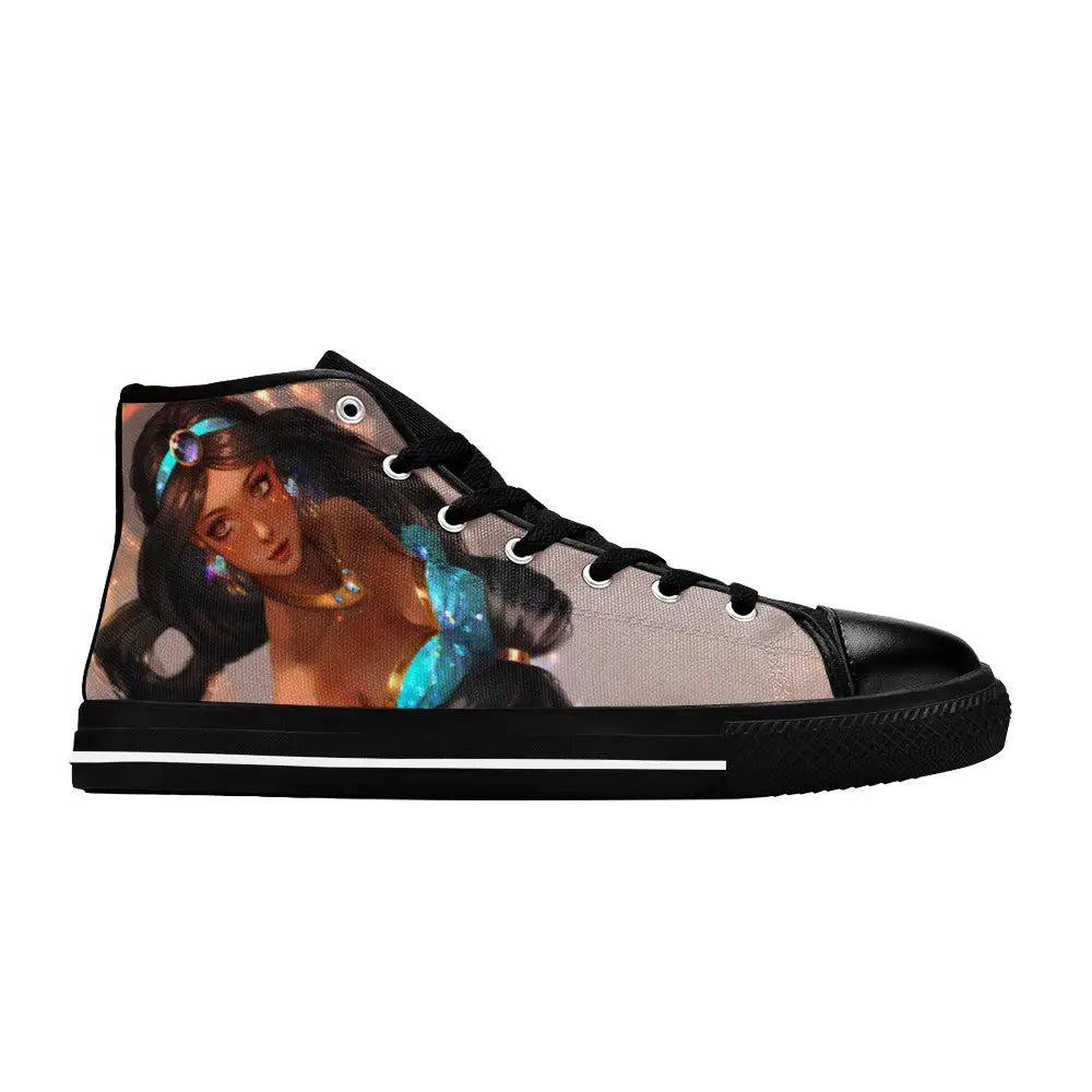 Aladdin Princess Jasmine Custom High Top Sneakers Shoes