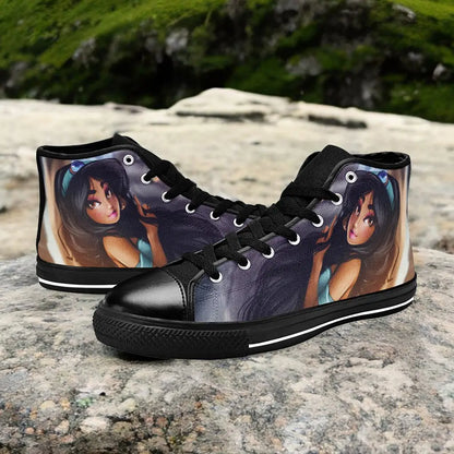 Aladdin Princess Jasmine Custom High Top Sneakers Shoes