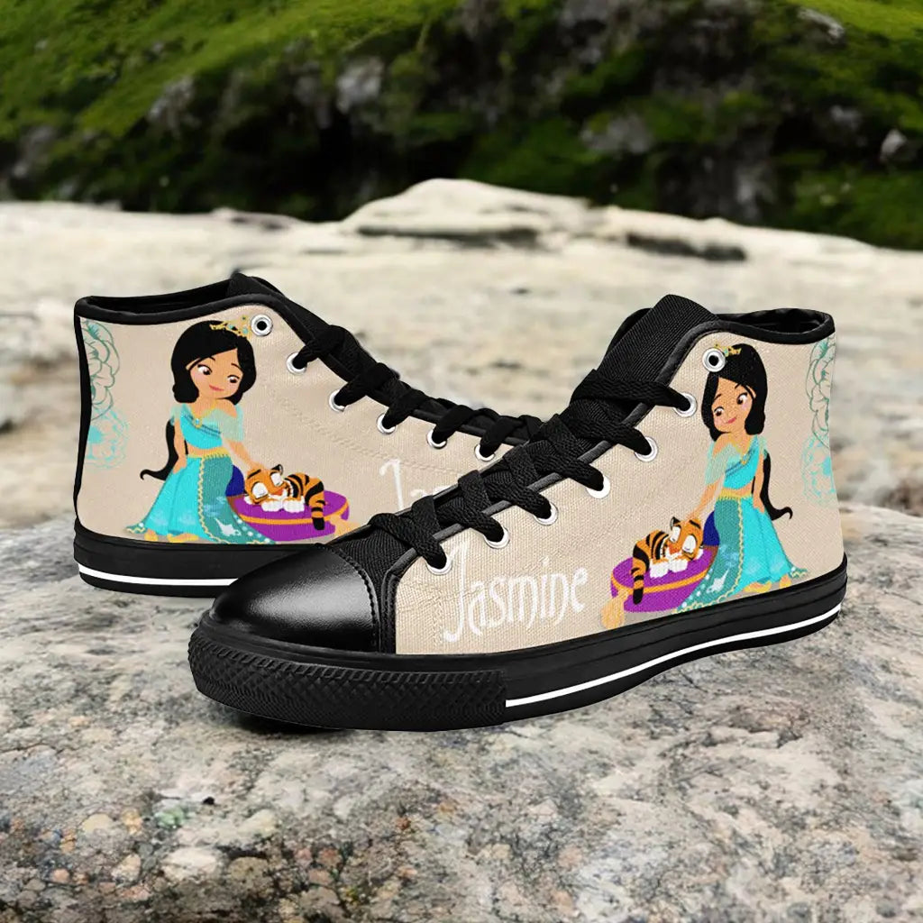 Aladdin Princess Jasmine Custom High Top Sneakers Shoes